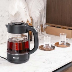 ELOXA, Digital Kettle, Glass Kettle, Transparent , capacity 1.7 L