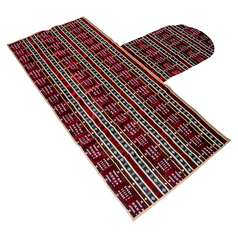 السنيدي، مصلي البر، مصلي مخمل ، خشبي، مقاس 130 × 300 سم