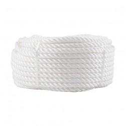 ALSANIDI, Chinese silk rope, Camping Rope, White, Size 50 yard Thickness 10 mm