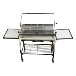 ALSANIDI, Portable grill, Outdoor grill, Black, Size 40*80 Cm