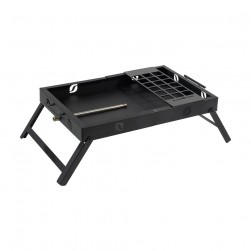 ALSANIDI, Charcoal grill for trips, Portable Charcoal Grill, Black, Size 40 *60 Cm