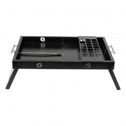 ALSANIDI, Charcoal grill for trips, Portable Charcoal Grill, Black, Size 70 *45 Cm