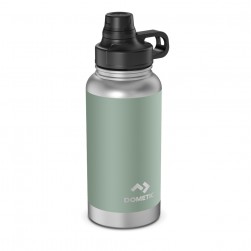 DOMETIC, Stainless Steel Liquid Thermos, Hot and Cold Liquid Insulated Container, Green, capacity 900 ml