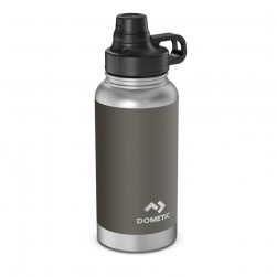 DOMETIC, Stainless Steel Liquid Thermos, Hot and Cold Liquid Insulated Container, Gray, capacity 900 ml