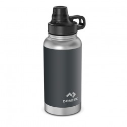 DOMETIC, Stainless Steel Liquid Thermos, Hot and Cold Liquid Insulated Container, Black, capacity 900 ml