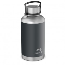 DOMETIC, Stainless Steel Liquid Thermos, Hot and Cold Liquid Insulated Container, Black, capacity 1920 ml