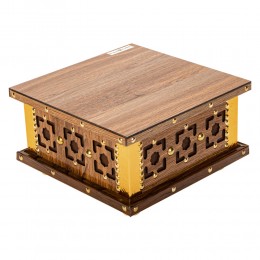 السنيدي، طاولة تقديم تراثية، طاولات تراثية، خشبي، مقاس 30*30 سم