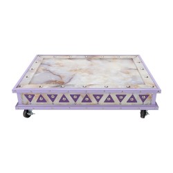 ALSANIDI, Heritage Serving Table, Heritage Tables, Lilac, Size 50*70 Cm