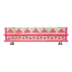 ALSANIDI, Heritage Wooden Stove, Heating Stove, Pink, Size 60*100 Cm