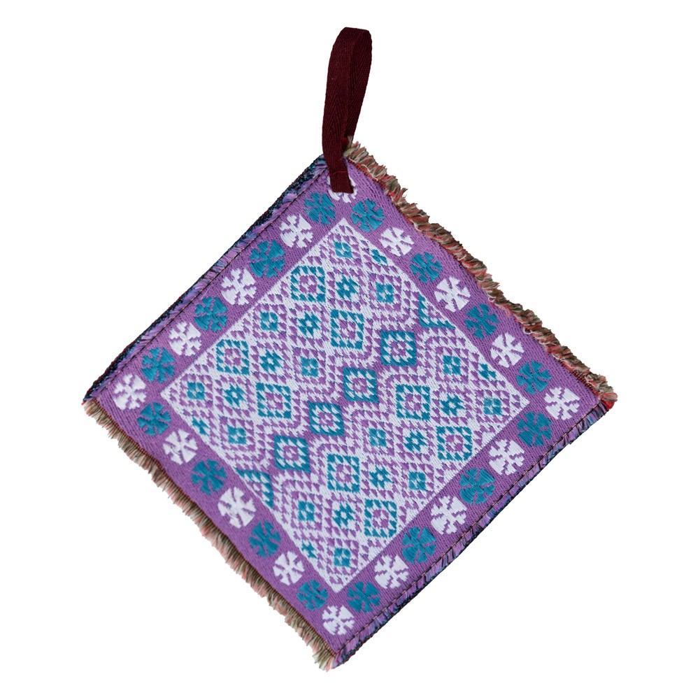 ALSANIDI, Hot pot holder, Lilac, Size 17*17 Cm