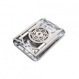 NCamp, Charcoal cooking stove, Silver, Size 16*23 Cm