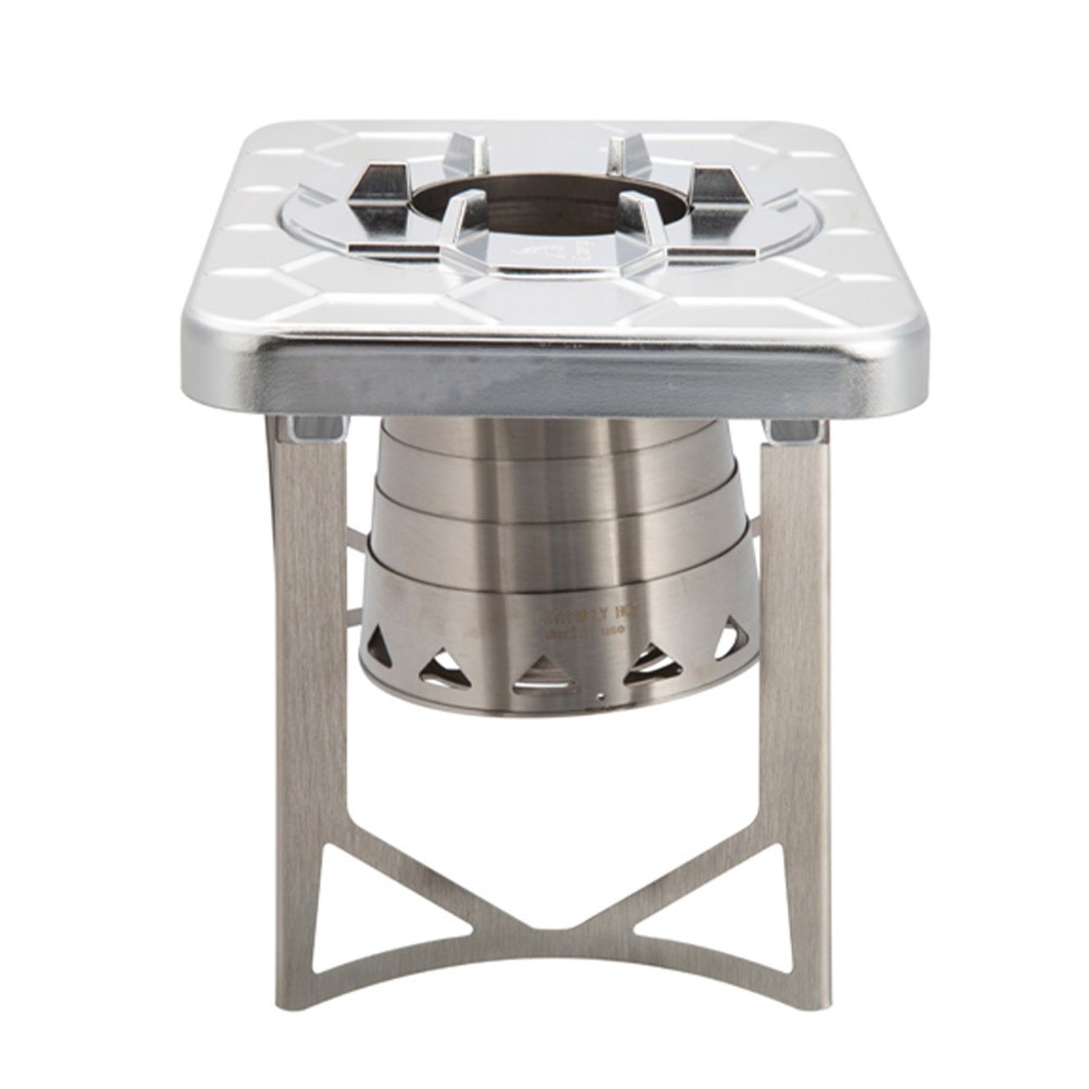 NCamp, Charcoal cooking stove, Silver, Size 16*23 Cm