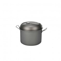 TIERRA, Multi-use cooking pot, Hiking pot, Gray, capacity 10 L