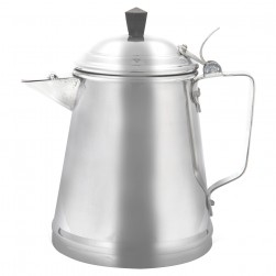 ALSANIDI, Aluminum milk pot, Indian coffee pot, Silver, Size 11 Cm