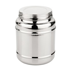 ALSANIDI, Indian Stainless steel Spices storage, Tea, coffee and sugar storage for trips, Silver, capacity 400 ml