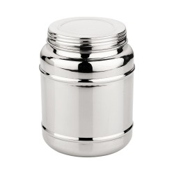 ALSANIDI, Indian Stainless steel Spices storage, Tea, coffee and sugar storage for trips, Silver, capacity 700 ml