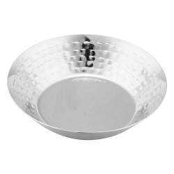 ALSANIDI, Indian Stainless steel pan, Trips plate, Silver, Size 11 Cm