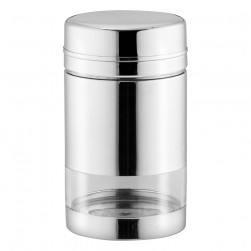 ALSANIDI, Steel Spice Container, Tea, coffee and sugar storage for trips, Silver, capacity610ml