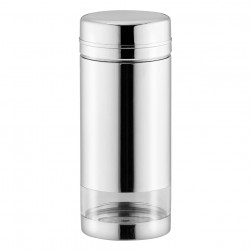 ALSANIDI, Steel Spice Container, Tea, coffee and sugar storage for trips, Silver, capacity880ml