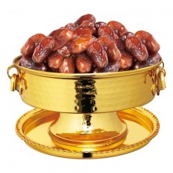 ALSANIDI, Stainless dates storage, dates Storage, Gold, capacity 672جرام