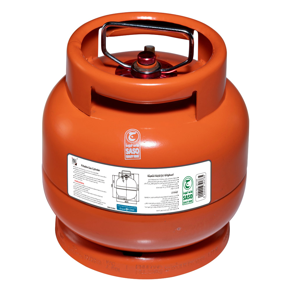 PKL, Gas cylinder for trips , Trips stove, Orang, capacity 2 Kg