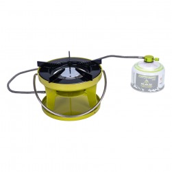 PKL, Surhead indian Gas Stove for camping, Small gas stove, Green, Size 19 Cm