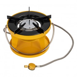 PKL, Surhead indian Gas Stove for camping, Small gas stove, Yellow, Size 19 Cm