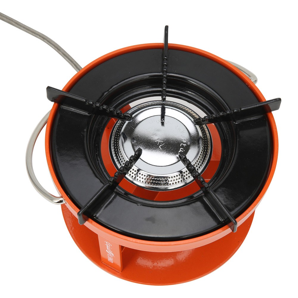 PKL, Surhead indian Gas Stove for camping, Small gas stove, Orang, Size 18.5 Cm