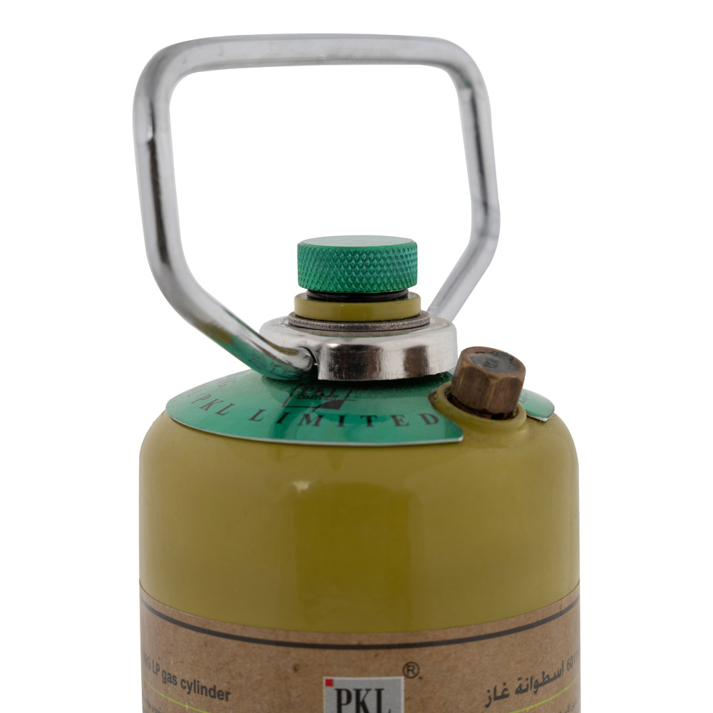 PKL, Gas cylinder for trips , Trips stove, Green, capacity 0.25 Kg