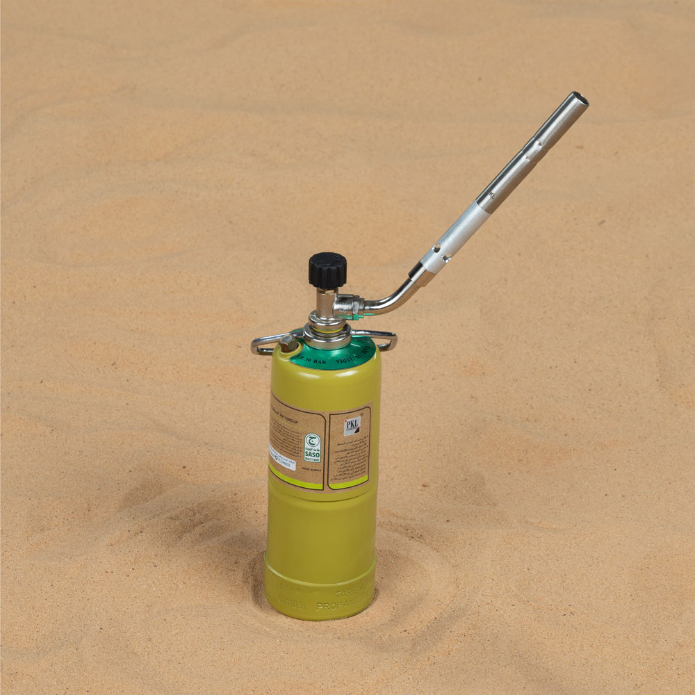 PKL, Gas cylinder for trips , Trips stove, Green, capacity 0.25 Kg