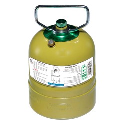 PKL, Gas cylinder for trips , Trips stove, Green, capacity 0.5 Kg