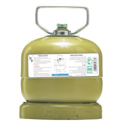 PKL, Gas cylinder for trips , Trips stove, Green, capacity 0.7 Kg