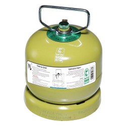 PKL, Gas cylinder for trips , Trips stove, Green, capacity 0.7 Kg