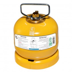 PKL, Gas cylinder for trips , Trips stove, Yellow, capacity 0.7 Kg