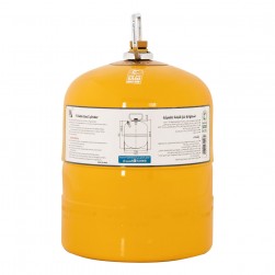 PKL, Gas cylinder for trips , Trips stove, Yellow, capacity 1.25 Kg