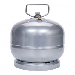 PKL, Gas cylinder for trips , Trips stove, Gray, capacity 2 Kg