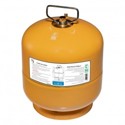 PKL, Gas cylinder for trips , Trips stove, Yellow, capacity 4 Kg