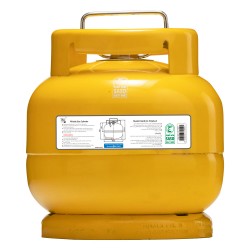 PKL, Gas cylinder for trips , Trips stove, Yellow, capacity 2 Kg