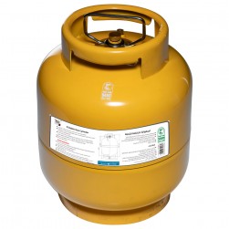 PKL, Gas cylinder for trips , Trips stove, Yellow, capacity 4 Kg