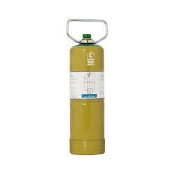 PKL, Gas cylinder for trips , Trips stove, Green, capacity 0.34 Kg