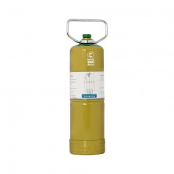 PKL, Gas cylinder for trips , Trips stove, Green, capacity 0.34 Kg