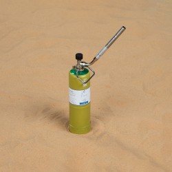 PKL, Gas cylinder for trips , Trips stove, Green, capacity 0.34 Kg