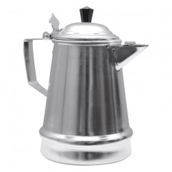 Abu Taj, Aluminum milk pot, Indian coffee pot, Silver, Size 11 Cm