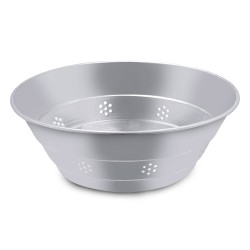 ALSANIDI, Multi-purpose aluminum strainer, Silver, Size 19.5*19 Cm