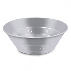 ALSANIDI, Multi-purpose aluminum strainer, Silver, Size 28.6*27.9 Cm