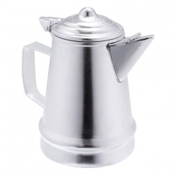 ALSANIDI, Aluminum milk pot or pitcher, Coffee pot, Silver, capacity 1.2 L