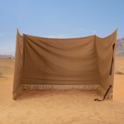 ALSANIDI, Camping windbreak for trips, camping air curtain, Sandy, Size 6*1.50 Metre