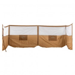 ALSANIDI, Camping windbreak for trips, camping air curtain, Sandy, Size 6*1.20Metre