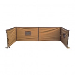 ALSANIDI, Camping windbreak for trips, camping air curtain, Sandy, Size 6*1.20Metre