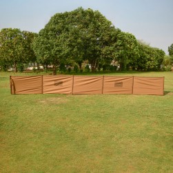 ALSANIDI, Camping windbreak for trips, camping air curtain, Sandy, Size 8*1.20Metre